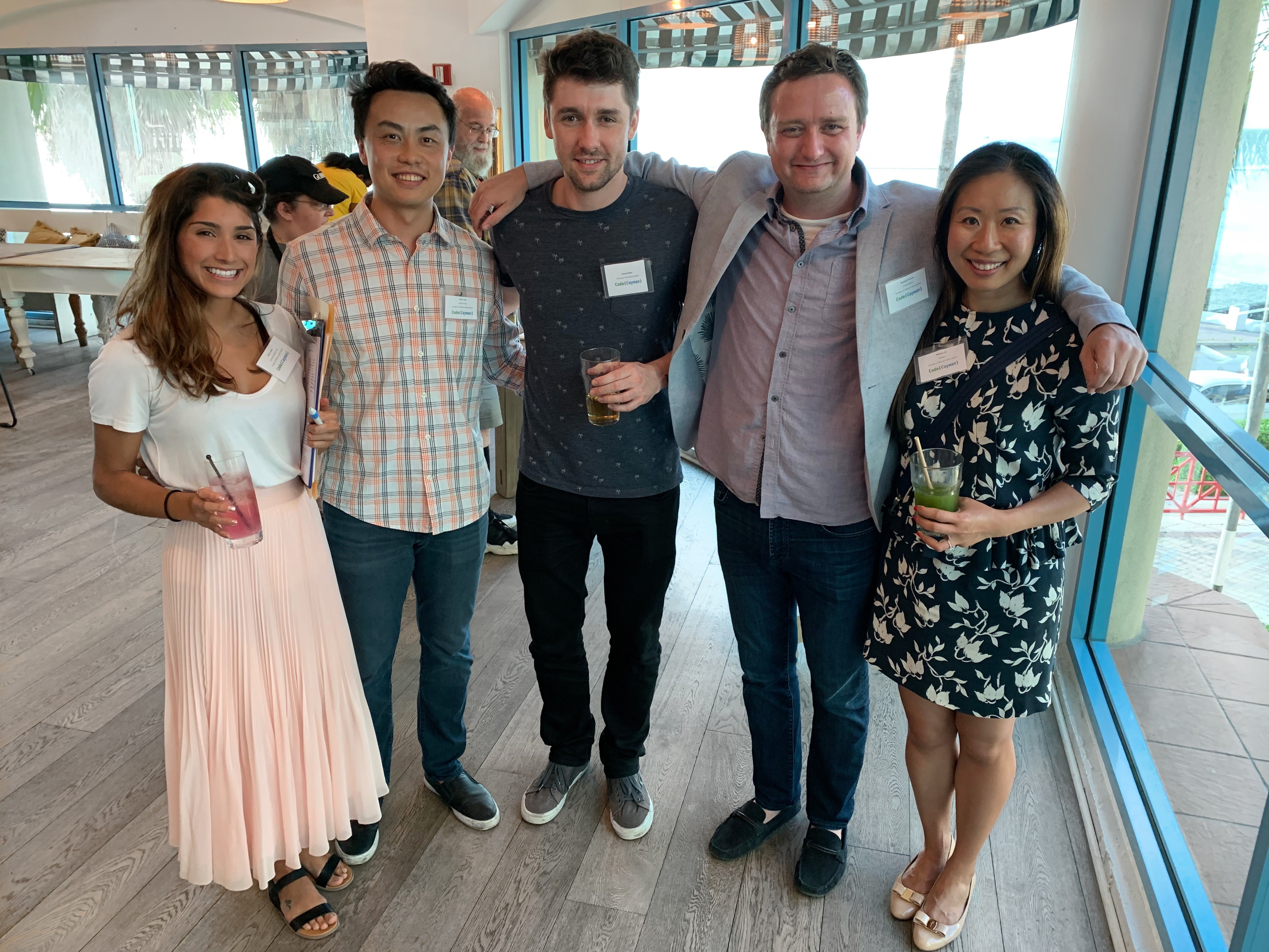 Bianca Mora, Brian Tang, George Blake, Brandon Caruana, Melissa Lim