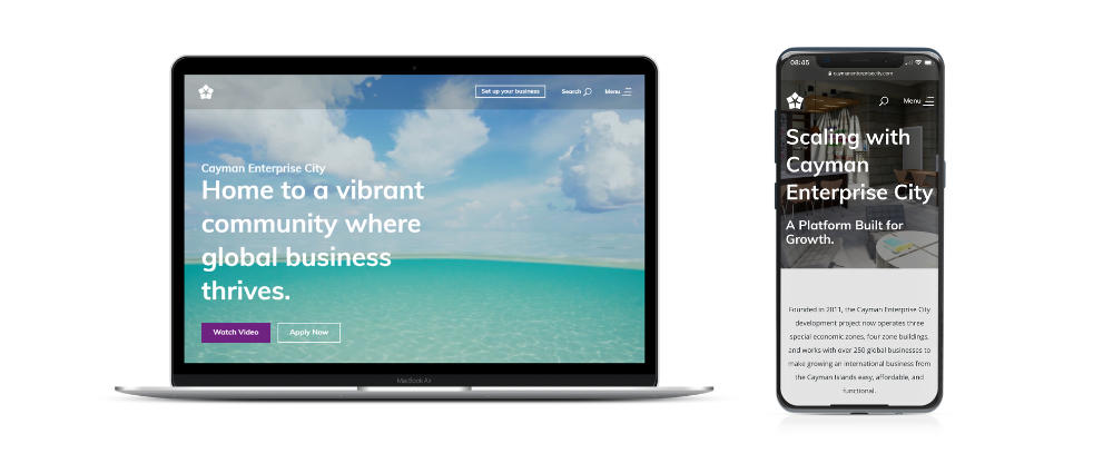 Cayman Enterprise City Website wins HubSpot Award