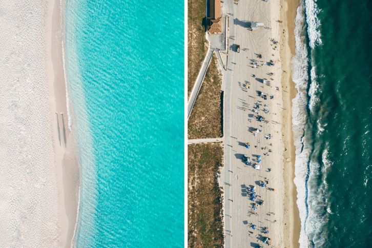 Seven Mile Beach vs. Santa Monica Beach