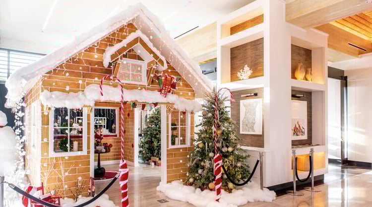 Kimpton Seafire Resort Gingerbread House Bar