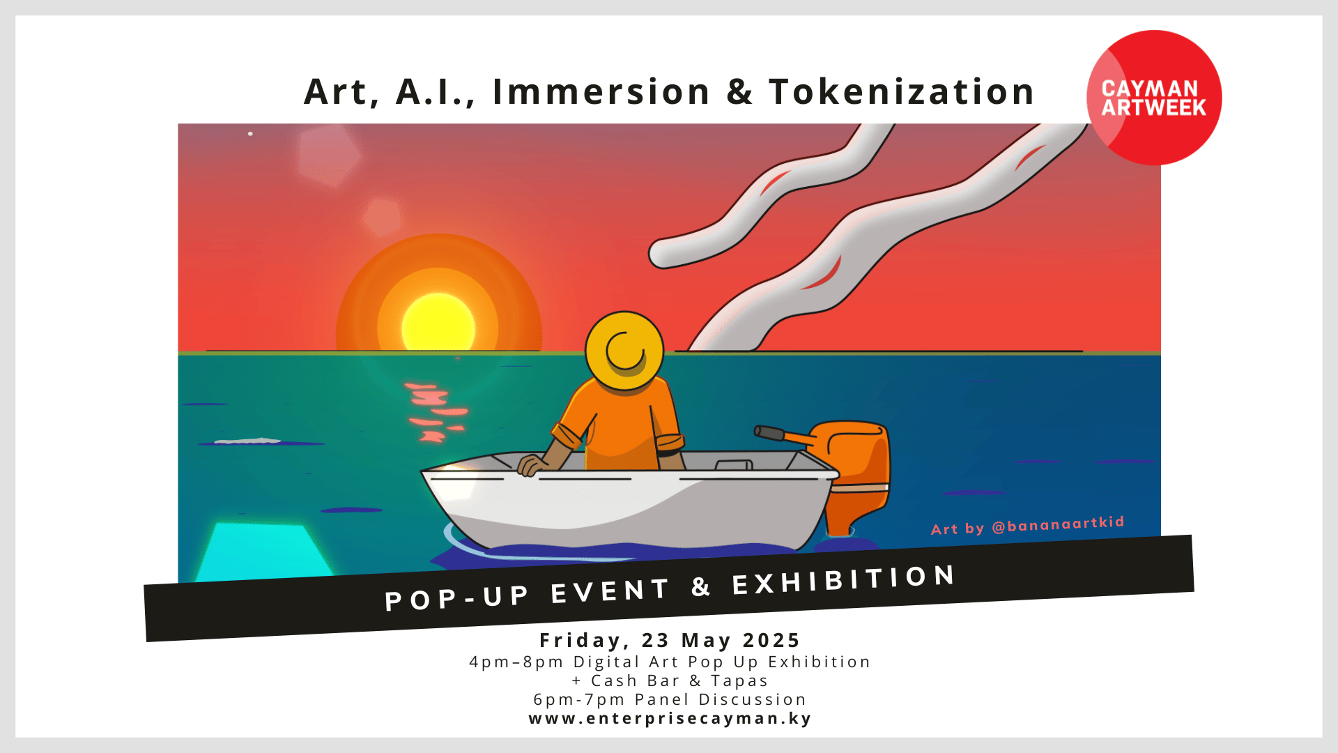 Cayman Art Week TV SLIDE