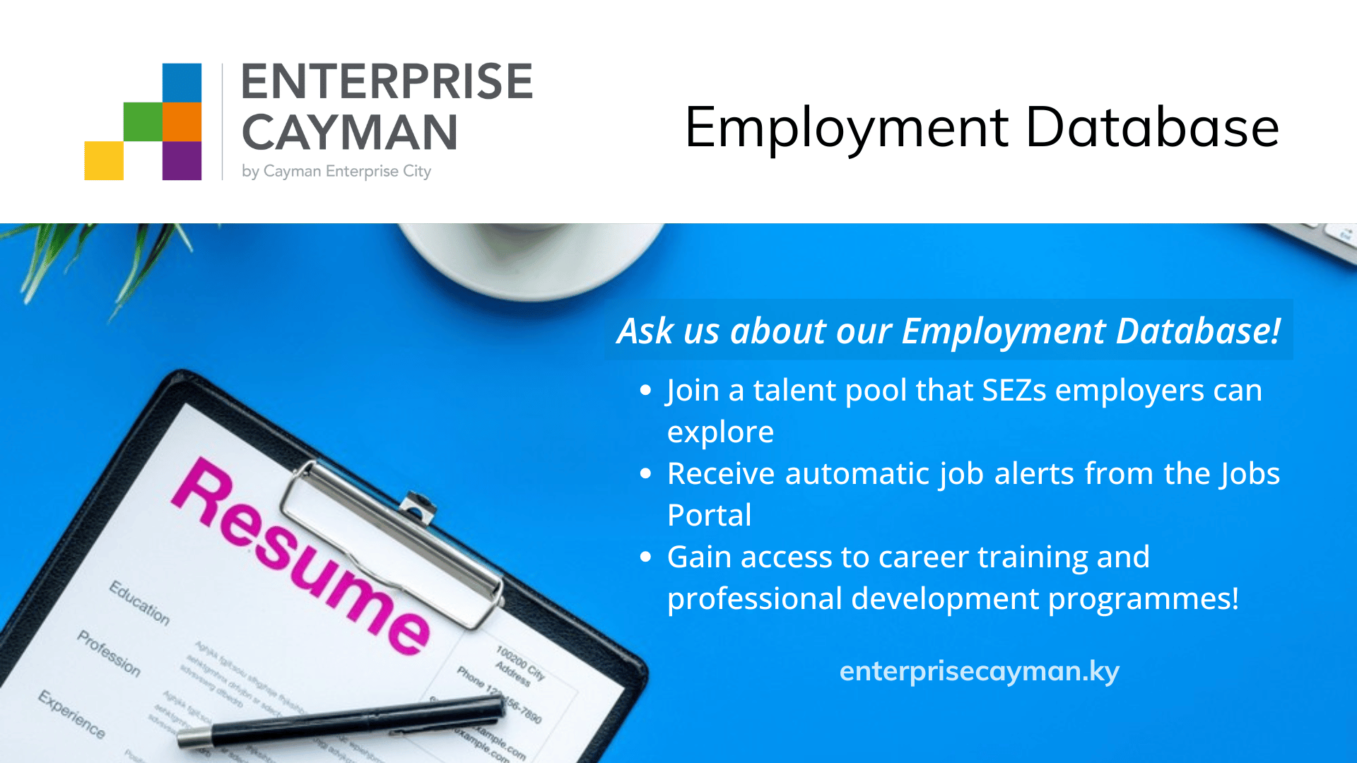 Employment Database Public TV SLIDE
