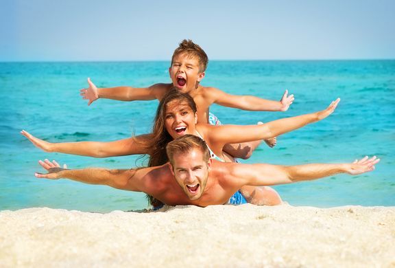 Families and the Beach